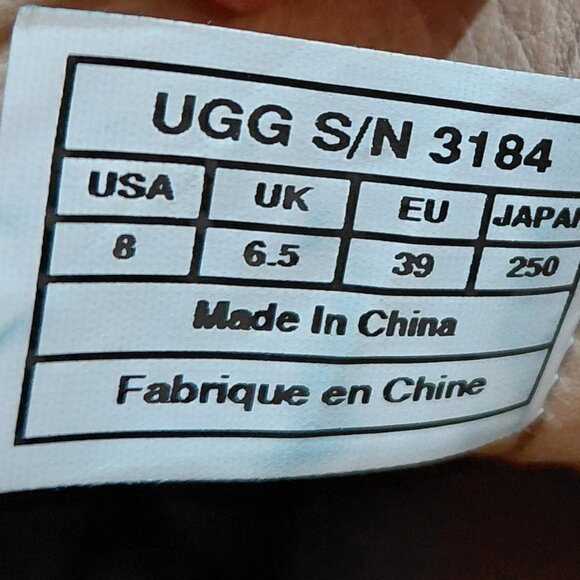 Ugg Womens Channing Tall Brown Leather Riding Boots Western Buckle Zipper Size 8 - Picture 6 of 8